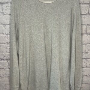 Aerie Grey Medium Sweatshirt Oversized Comfy Lounge Crewneck Pullover Slouchy